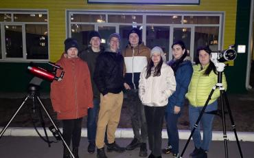 Юные киселевчане открывают звездное небо Кузбасса