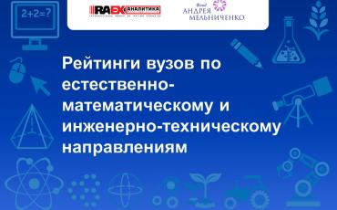 Названы вузы-лидеры в естественнонаучной и инженерно-технической сферах
